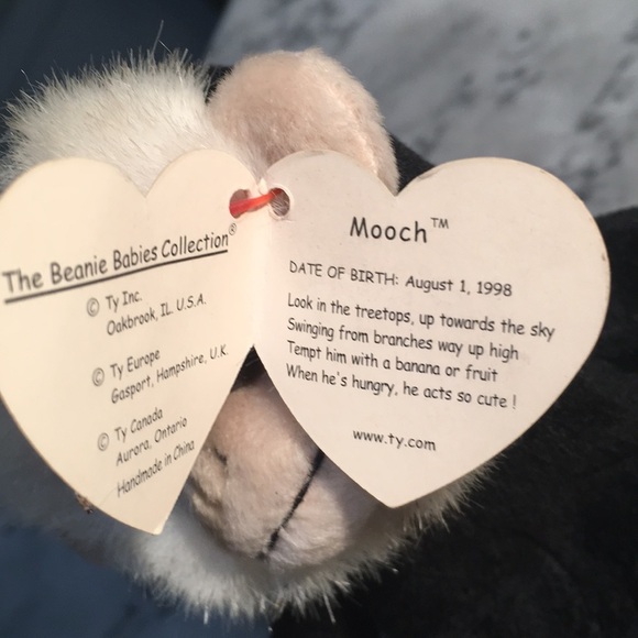 Ty Beanie Babies, Mooch The spider Monkey (4224) - Picture 3 of 4